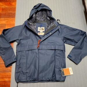 The North Face British Millerain Windjammer Waxed Jacket Navy